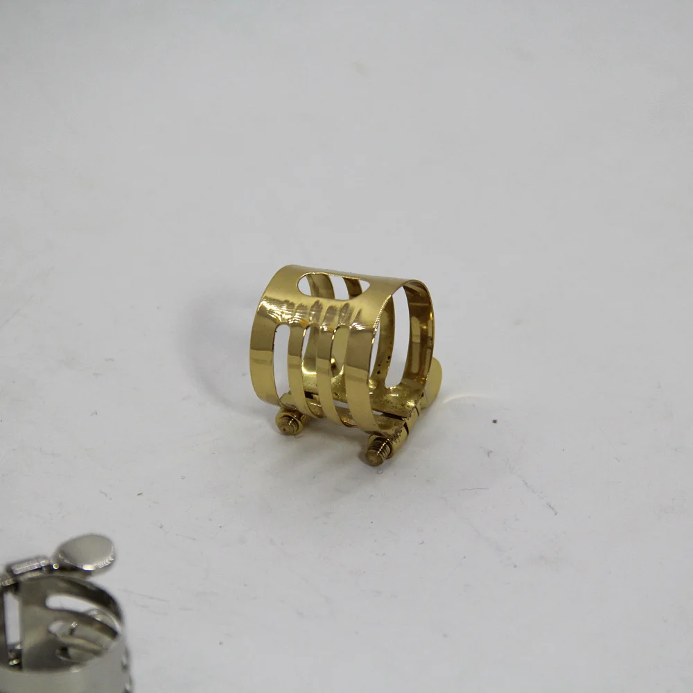 Новый альт саксофон Лигатура мундштука Профессиональный металлический зажим