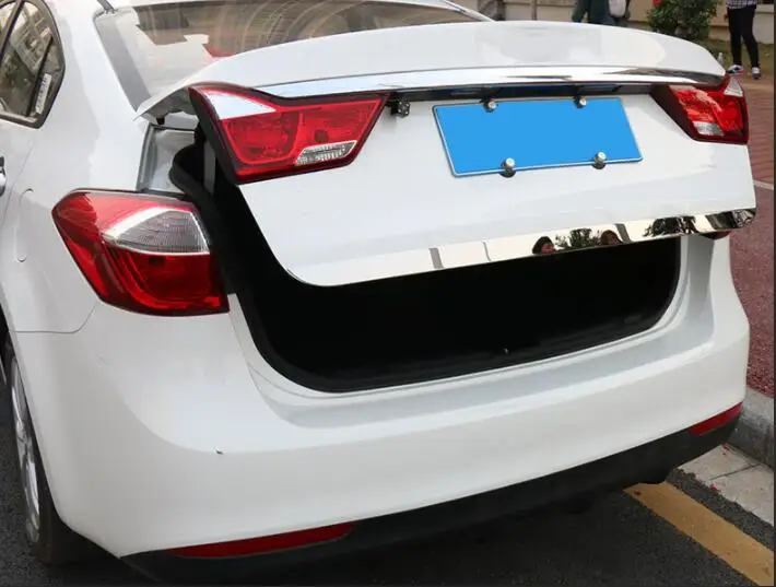

Suitable for Kia K3 tail door decorative strip 12-18 backup case stainless steel bright strip decorative accessories