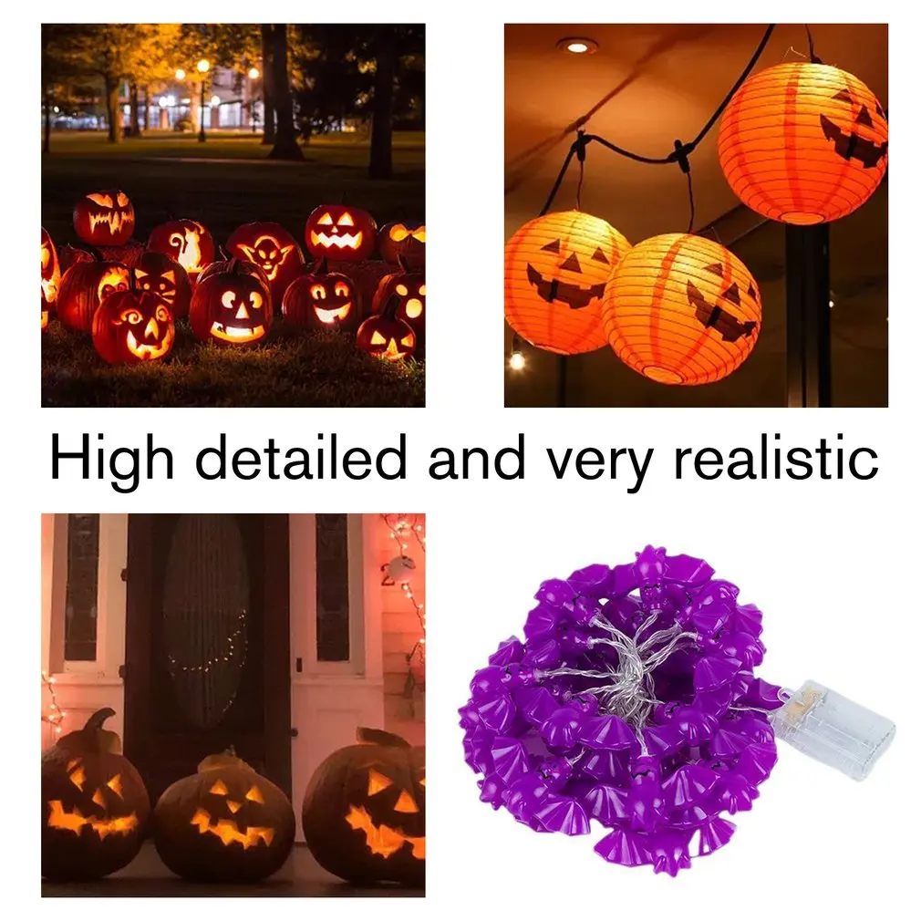 1.5m 10 Led Light String Halloween Festival Bar Home Party Decor Ornament |