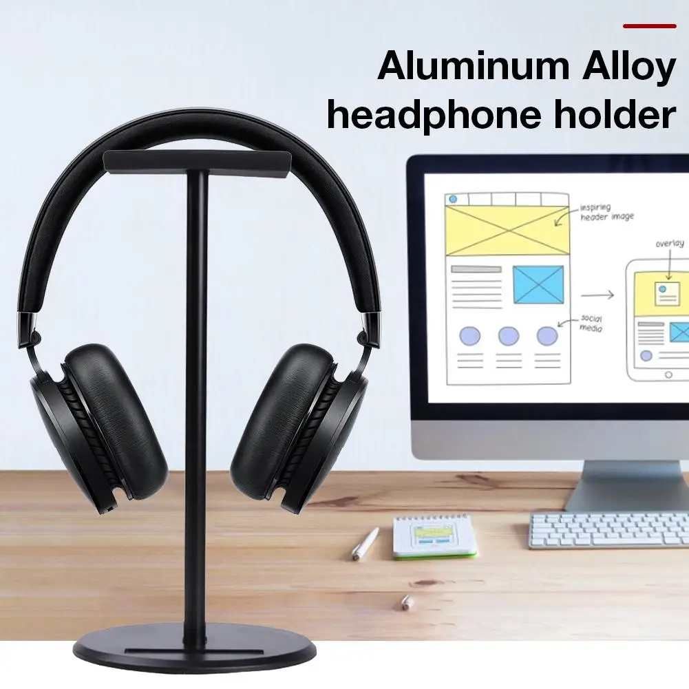 Универсальный держатель для наушников съемный кронштейн из алюминиевого сплава