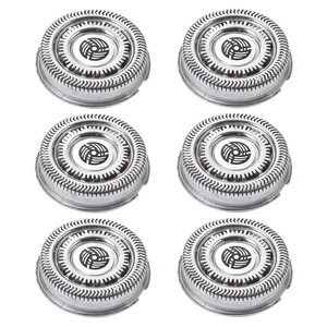 6 Pcs SH90 Shaver Replacement Heads For  Norelco Series S9000 RQ12 Shavers Blade Head
