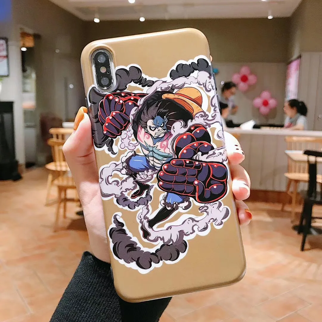 One Piece Luffy Level 5 orangutan case for iphone 7 8 s 6 plus X XS Max Xr japan anime kemp Scrub IMD phone cover coque fundas |