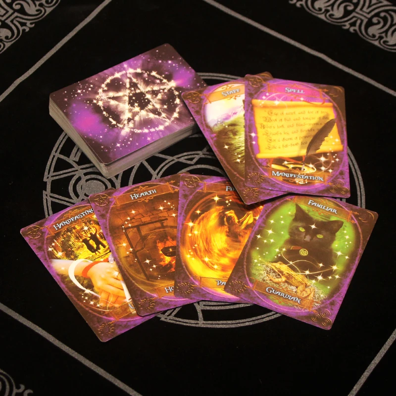 2021 New Arrive Tarot Card With Guidebook Divination Fate Playing Table Game Deck Birthday Gift Drinking | Спорт и развлечения