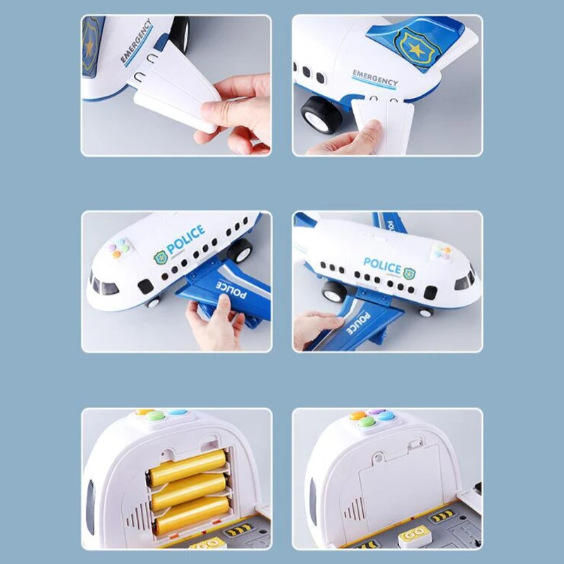 

Music Story Simulation Track Inertia Children's Toy Aircraft Large Size Passenger Plane Kids Airplane Toy Car