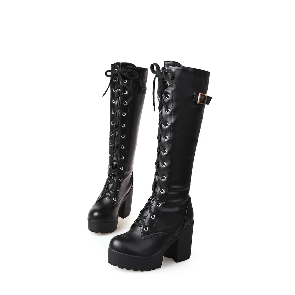 

Coarse With High Waterproof Platform Chalaza Boots Will Special Code