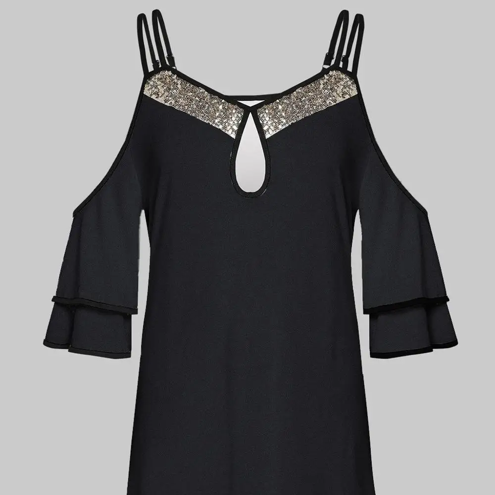 

Women Blouse Summer Tee Striped Hollow Out Loose Top Short Butterfly Sleeve Shirts Vest Top Vestido Korean Blusas Femininas 2020