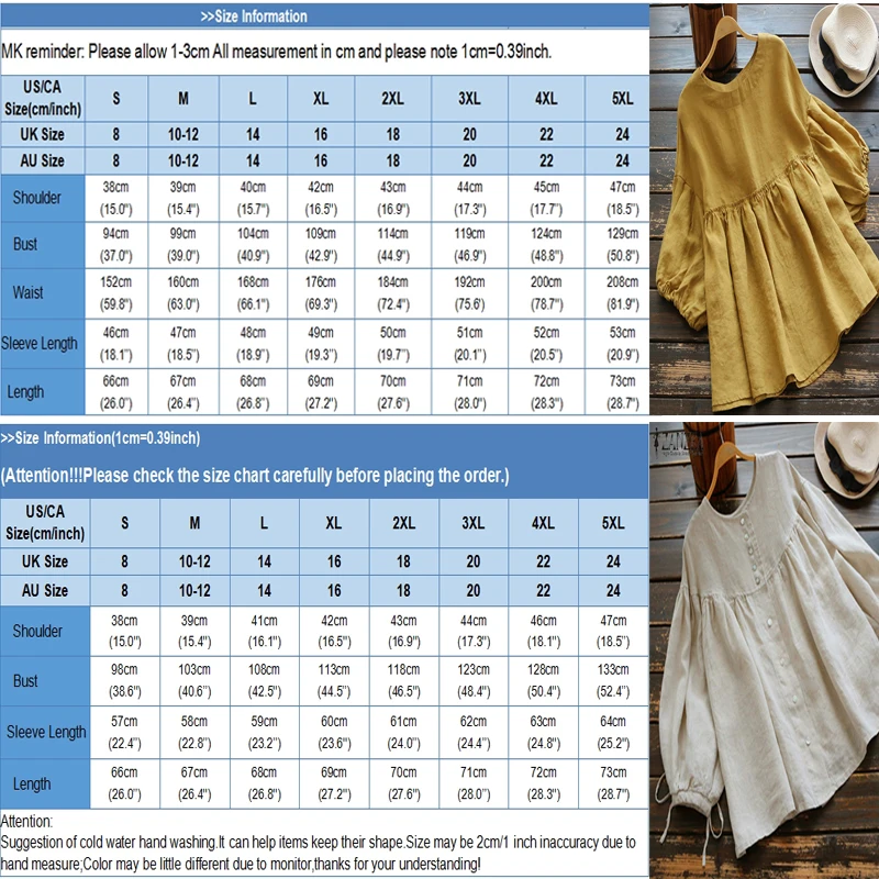 Блузка ZANZEA женская с оборками модная винтажная Повседневная льняная туника