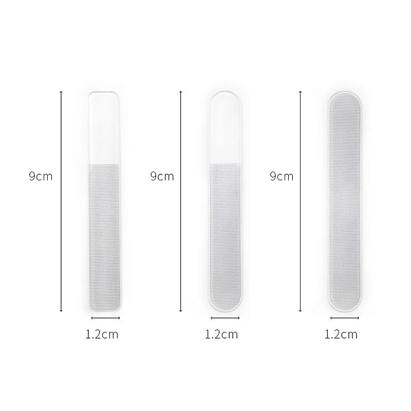 Transparent Nano Glass Nail File Professional Sanding Polishing Cleanable Shiny Grinding Buffer Art Manicure Tool | Красота и