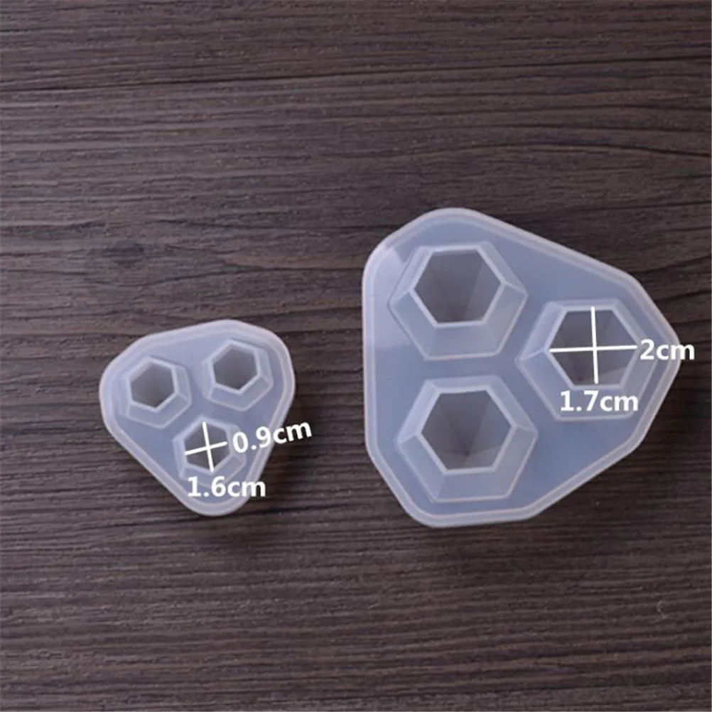 

1pc Silicone Mould Dried Flower Resin Decorative Craft DIY Diamond Mold Cutting Shape Type Epoxy Resin Molds For Jewelry Gifts