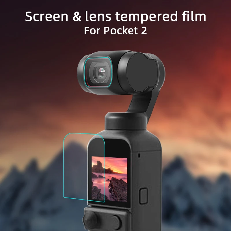 Camera Lens Protective Film for OSMO Pocket 2 HD Tempered Glass Screen Protector PTZ Accessories | Компьютеры и офис