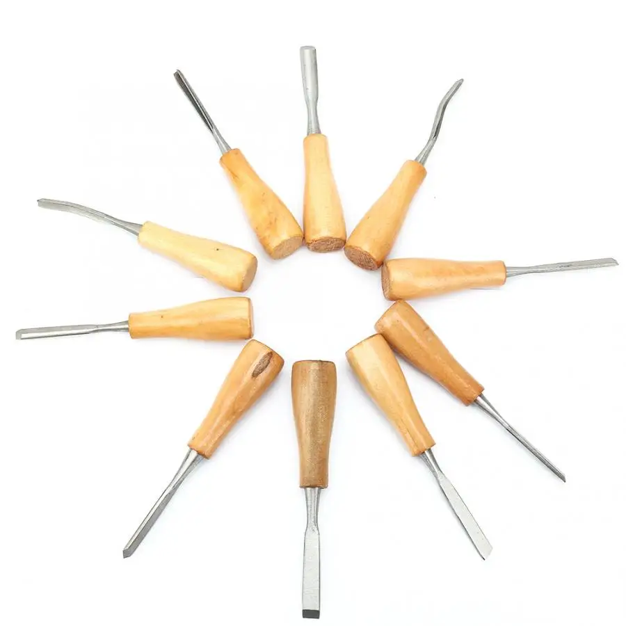 Набор высокопрочных ножниц для резьбы по дереву 10 шт. набор ручных инструментов