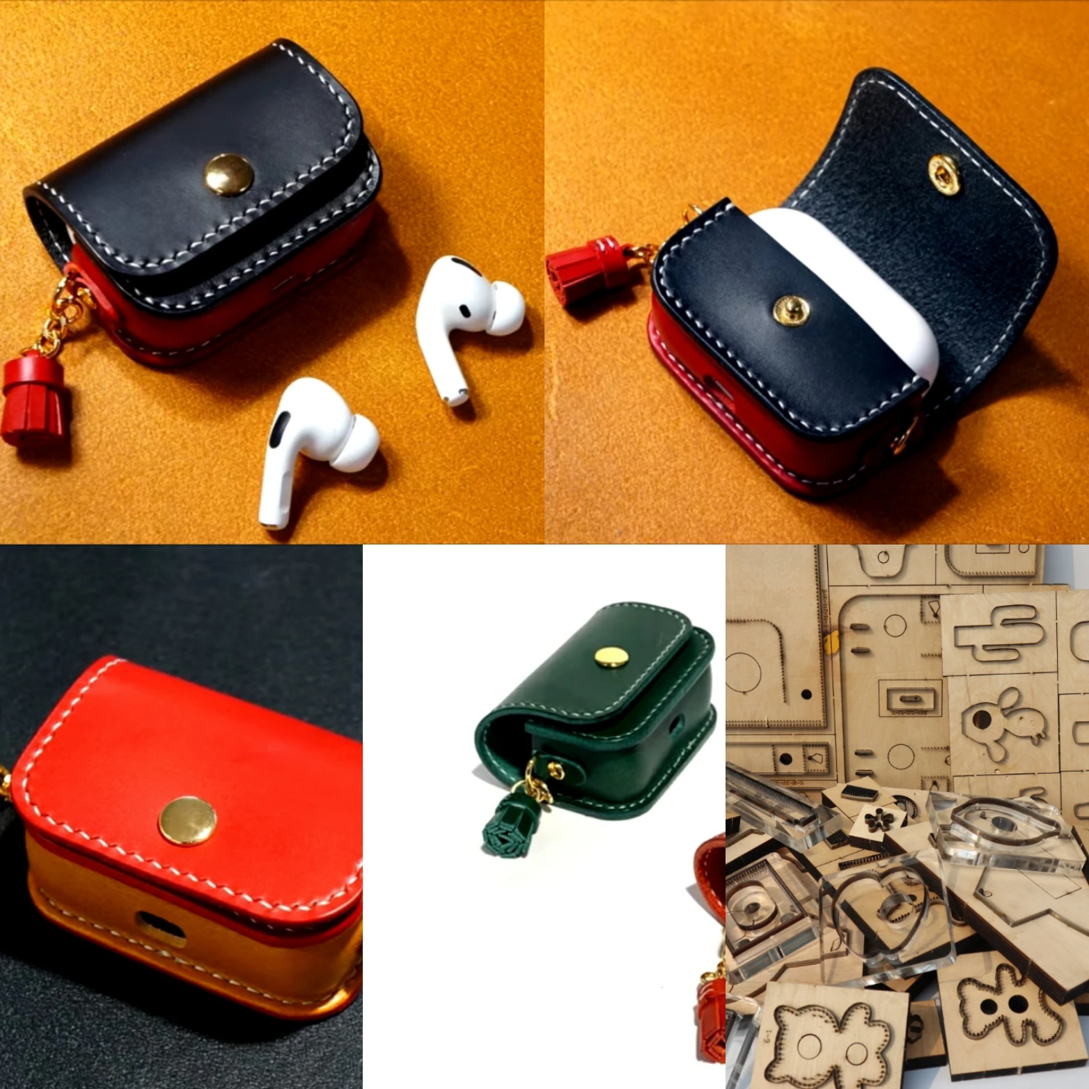 

Hand-made leather knife mould Headphone box knife mould airpodsPro knife mould