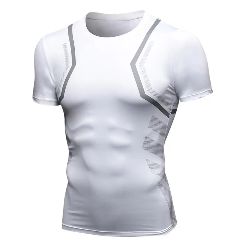 

New Running T Shirt Sport GYM Tshirt Short Sleeve Football Basketball Tennis Shirt Quick Dry Fitness Sports Suits Sportswear Men