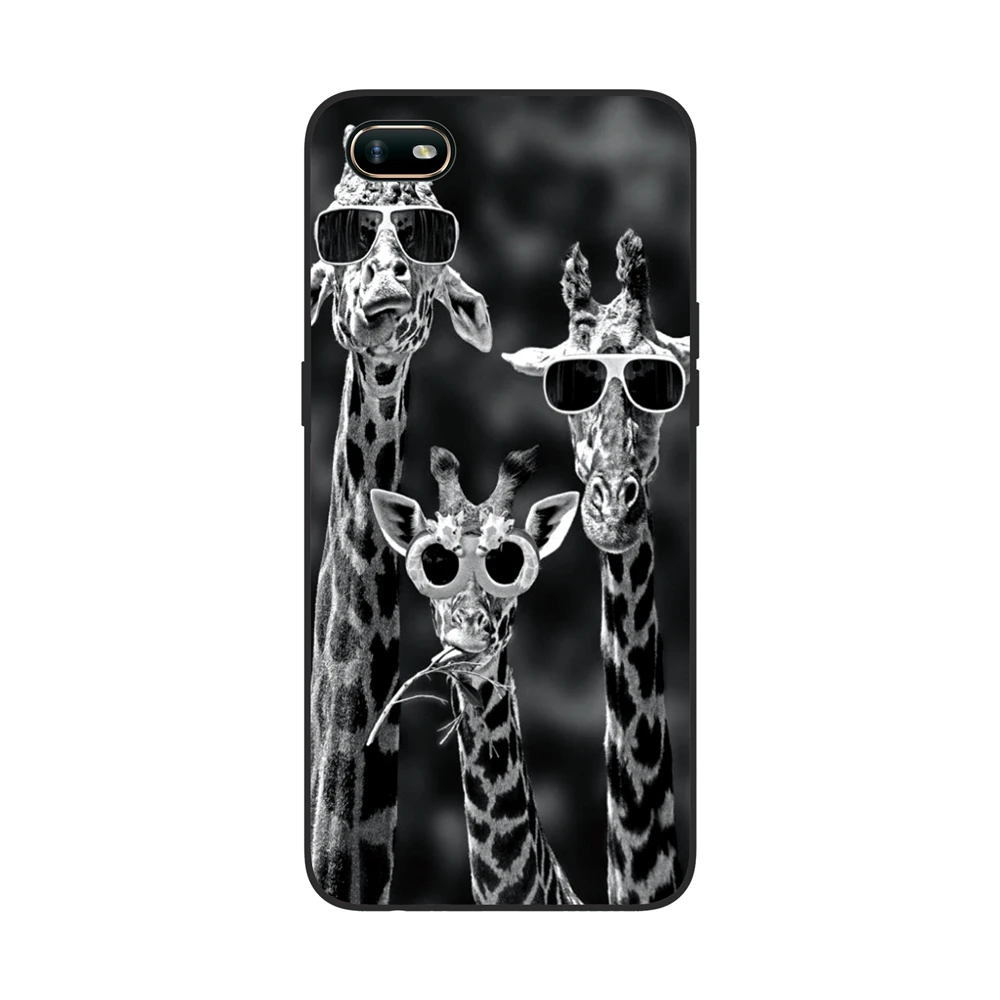 54 GUCOON силиконовый чехол для OPPO A1K 6,1 дюймов Чехол Мягкий ТПУ защитный чехол для телефона с рисунком волка розы цветы чехол-бампер - Цвет: 54