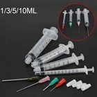 13510 мл шприц, по одному для каждого с тупым ландшафтом и 4 шприцами разных размеров для стандартного шприца