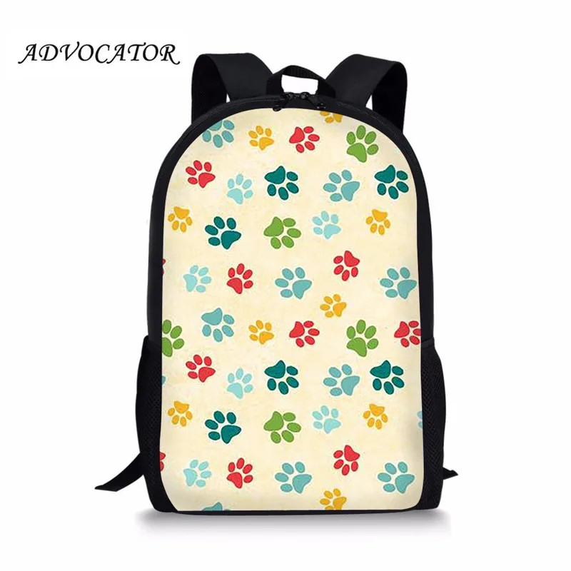 Children School Bags for Kids Bagpack Teenager Cartoon Paw Design Girls Book Bags Primary School Bag for Customied Cartable
