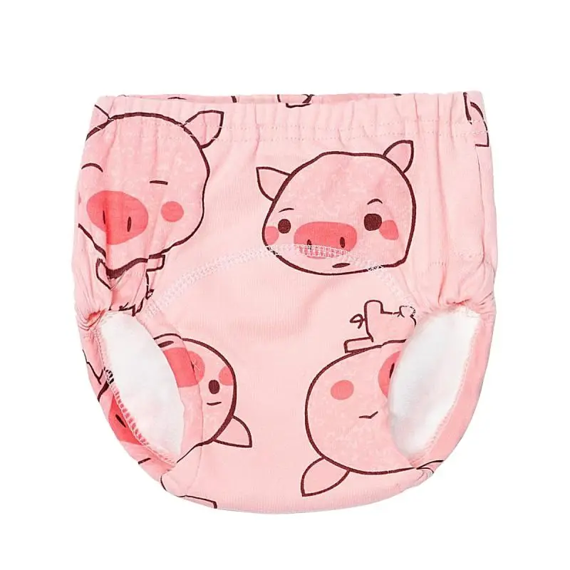 

4Pcs/Lot Baby Training Pants Newborn Diapers Reusable Nappies Cloth Washable Infants Cotton Training Pants Children Underwear