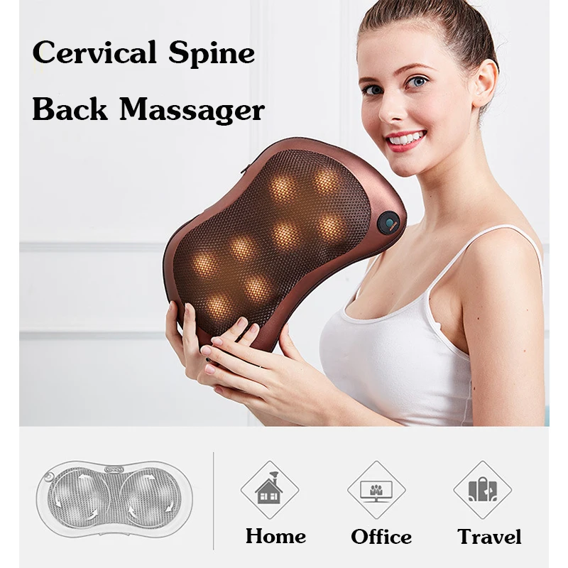 Электрический шиацу-массажер для шеи спины поясницы и всего тела