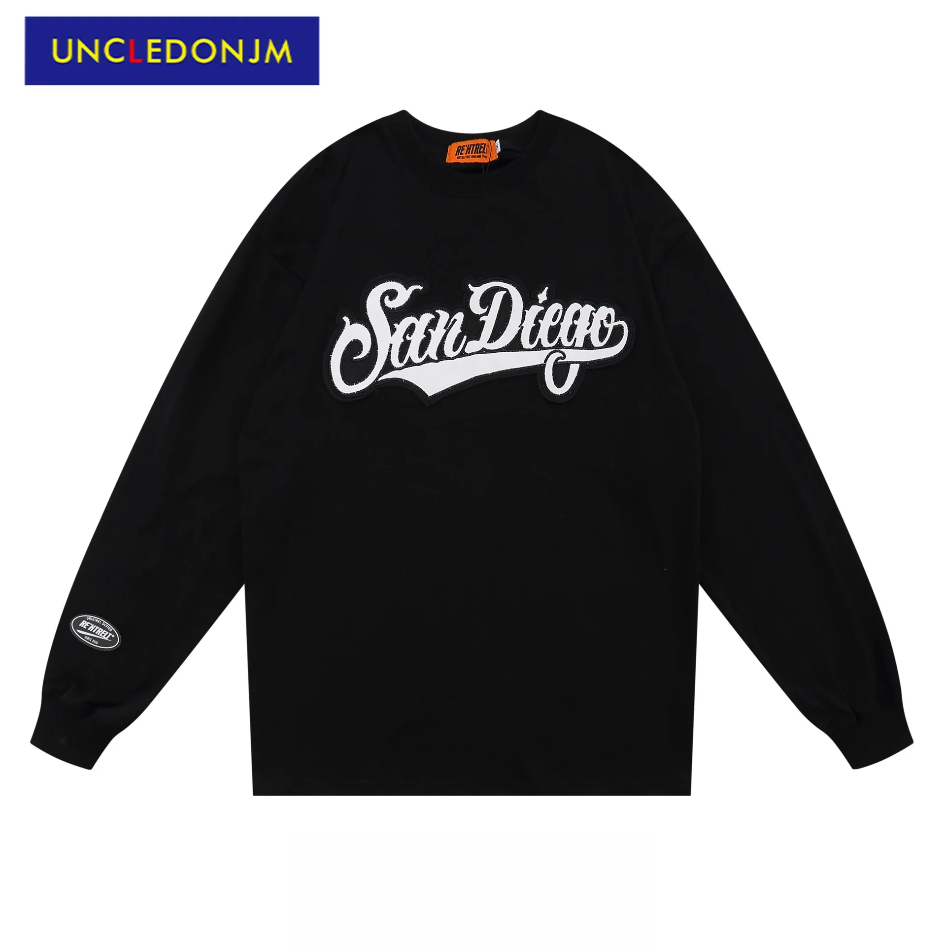 

Мужские футболки UNCLEDONJM, футболка в стиле Харадзюку, Мужская одежда, ранняя модель 2021AW, повседневные топы, лидер продаж, мужские топы, футболк...