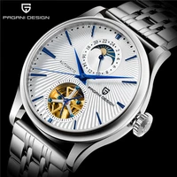 pagani design brand luxury dress watches fashion 100m waterproof business calendar automatic mechanical wristwatch for men reloj