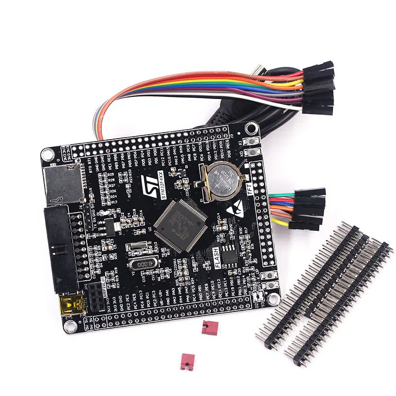 STM32F407VET6 STM32F4 доска STM32F407VET6 STM32 Cortex M4 макетная плата DIY контактный разъем - Цвет: STM32F407VET6