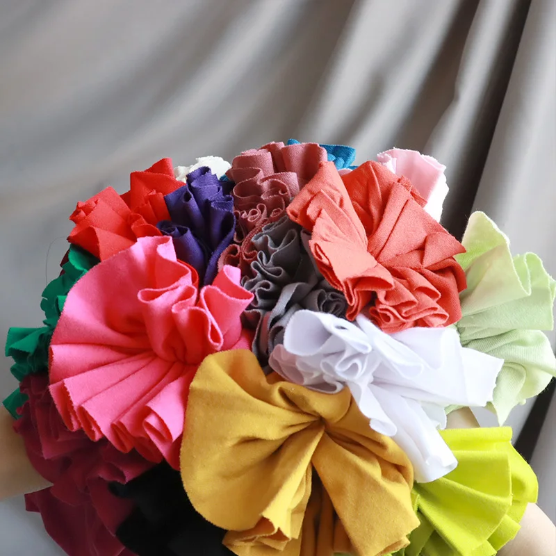 Детские Тюрбан с цветком Шапки шапка для новорожденных мальчиков и девочек