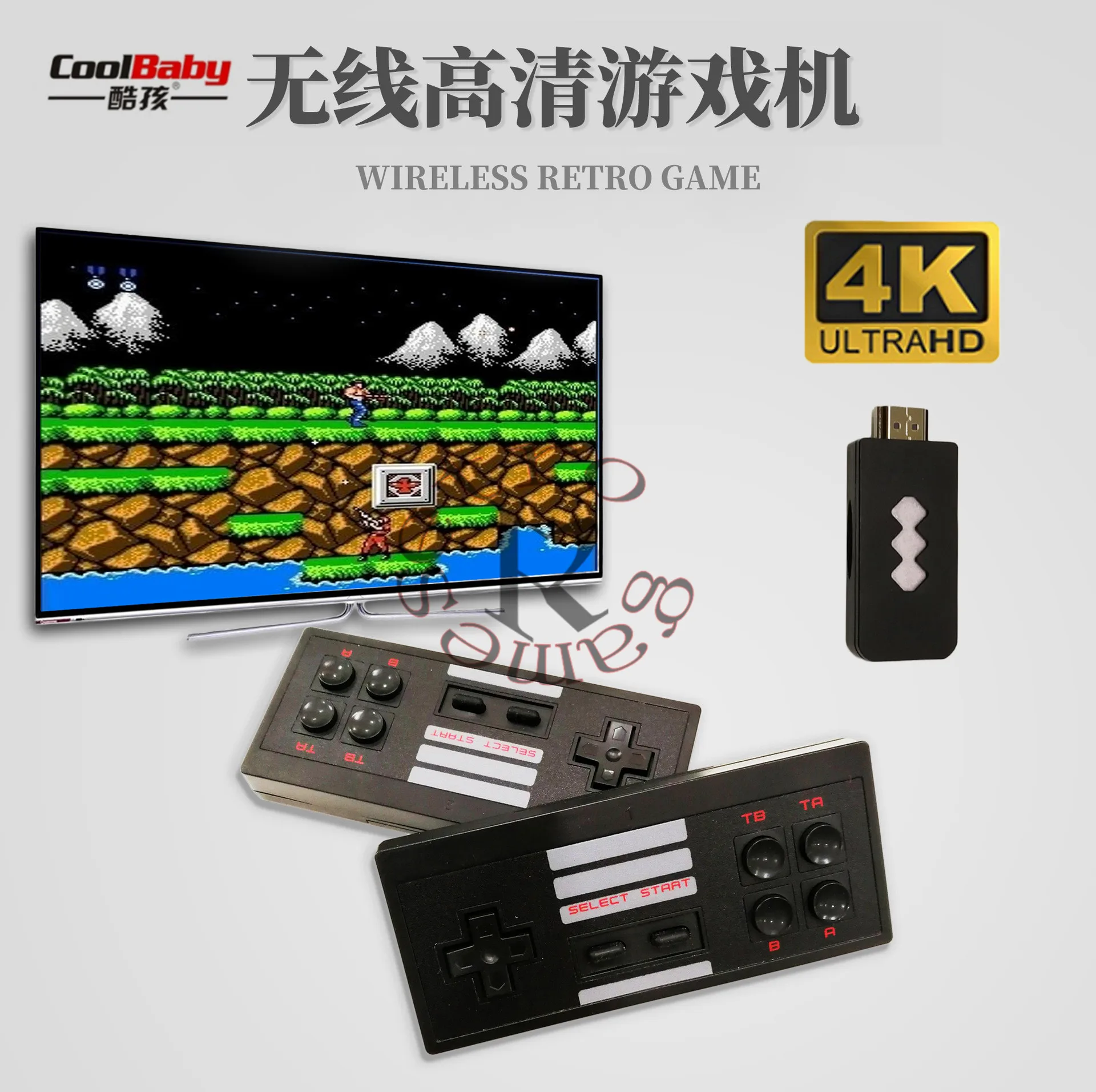 USB Беспроводная портативная ТВ Видео игровая консоль Классическая игра 8 бит мини