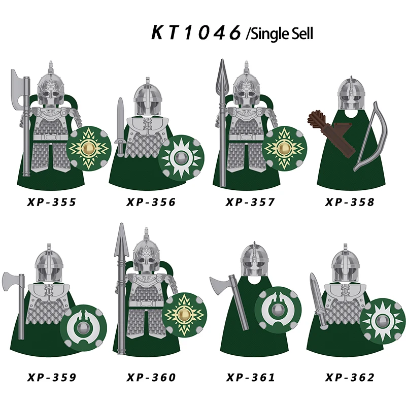 Одиночная продажа средневековый рыцарь лорд Рохан оружие воина броня шлем щит