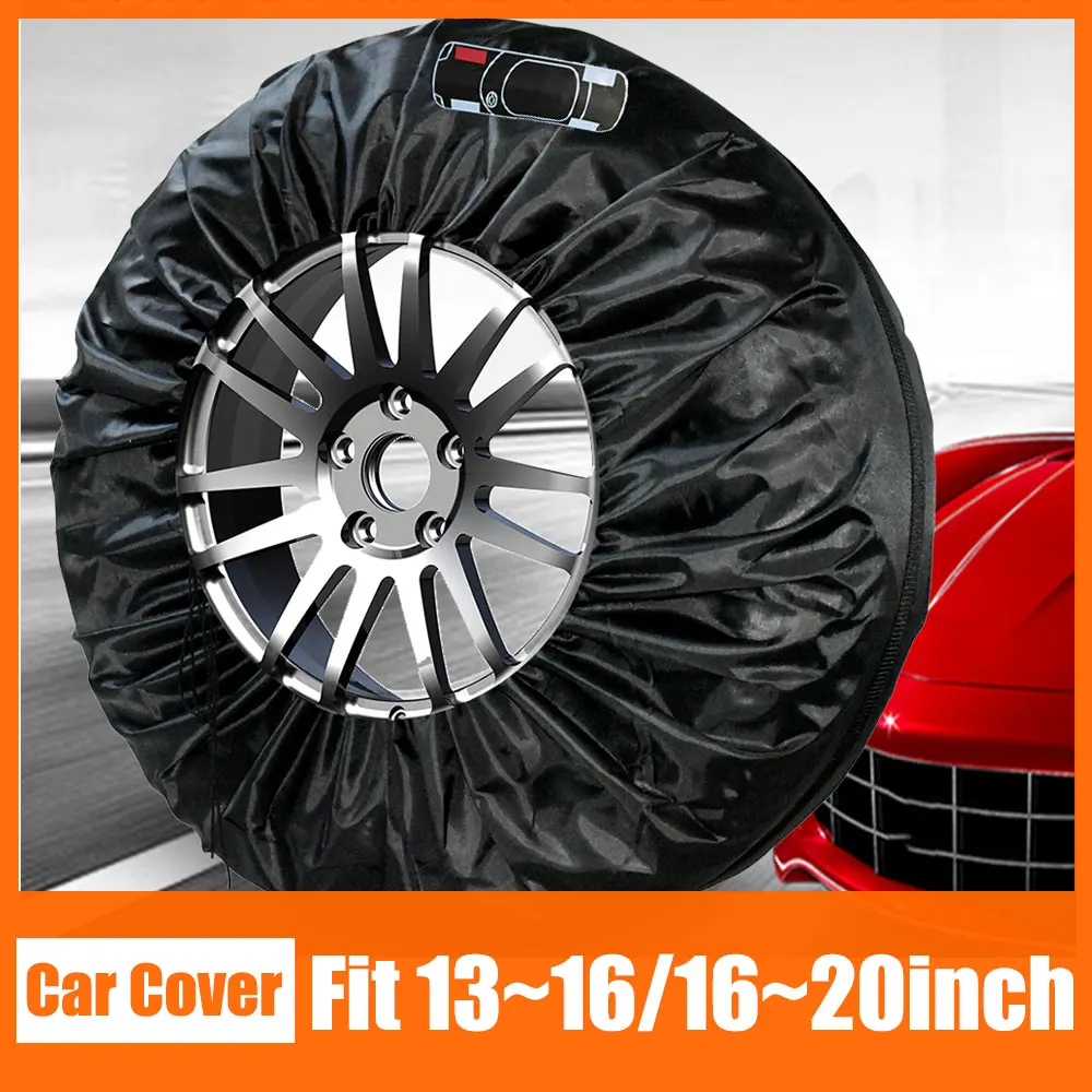 

Универсальная автомобильная крышка S/L для запасных шин, автомобильная Фотосумка из полиэстера для хранения шин, сумки для переноски, аксесс...