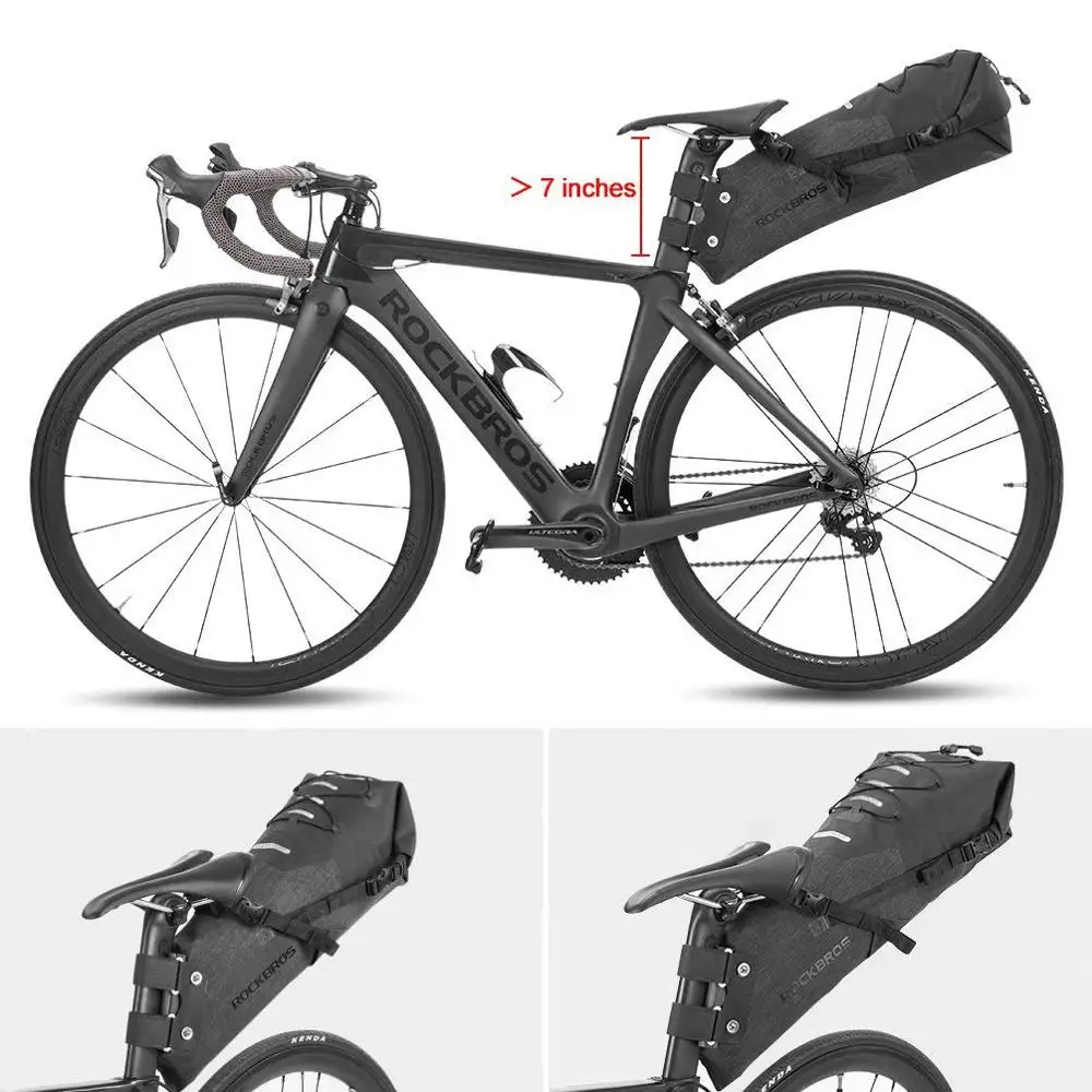 Rockbros седельная сумка Pannier, велосипедная, большая емкость,, водонепроницаемый багажник, Mtb рюкзак, задняя седельная сумка, Аксессуары для велосипеда