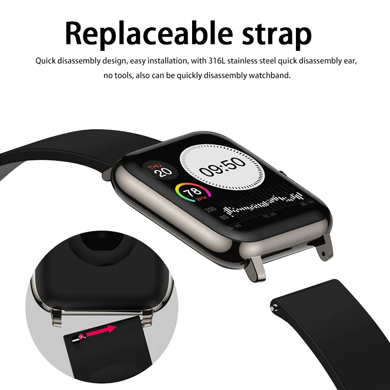 

Women Smart Watch Waterproof Fitness Tracker Sport Watch Heart Rate Call/Message Reminder Bluetooth Smartwatch for Android IOS