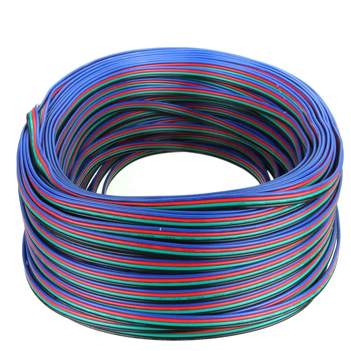 4 Pin удлинитель провода Соединительный кабель для RGB Светодиодные полосы света 1 м 2 м 300 см 10 м 20 м 30 м 50 м 100 м электрические провода