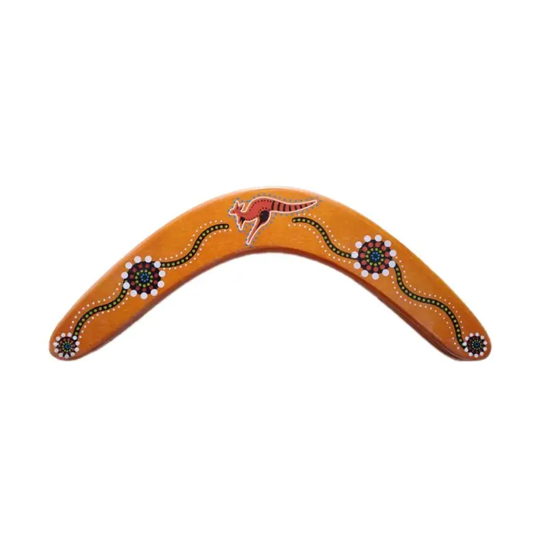 

Wooden Boomerangs - Safe Kids Boomerang for Light to NO Wind Throwing L9CD