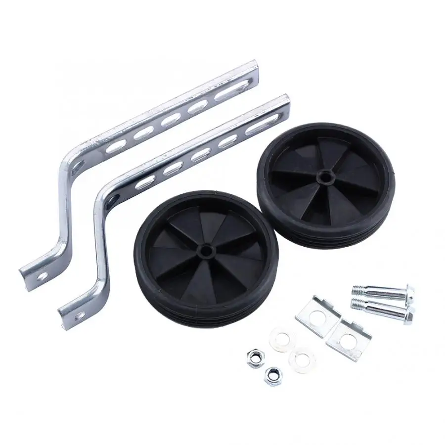 1 пара детский велосипед переднее заднее колесо регулируемые тренировочные