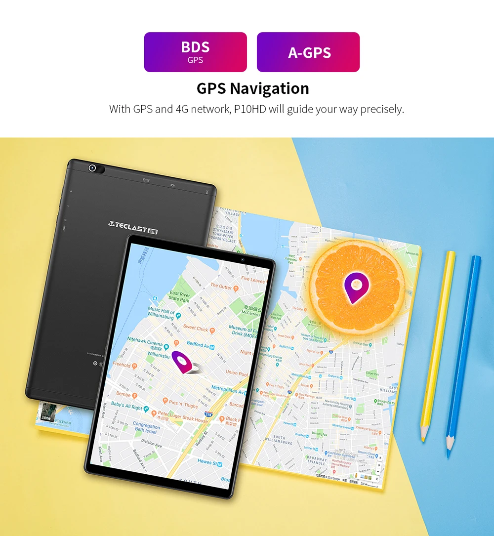 Teclast P10HD 10," Android 9,0 планшет 1920x1200 SC9863A Восьмиядерный 3 ГБ ОЗУ 32 Гб ПЗУ 4G сеть AI скоростные планшеты ПК двойной Wifi