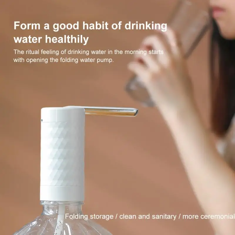 

Electric folding water pump household office automatic water pump barreled mineral water dispenser Hand Press Water Pumps