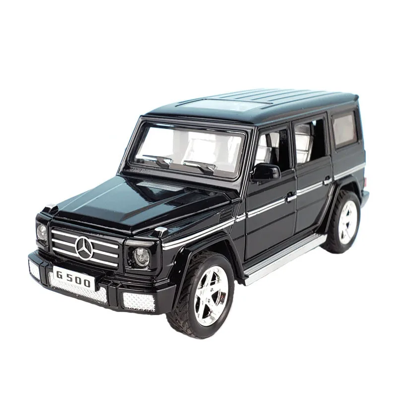 

1:32 Mercedes Benz G500 SUV Simulation Model Car Alloy Pull Back Children Toys Collection Gift Off-Road Vehicle E71
