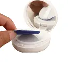 Пустая воздушная пуховка 15 г0,5 унций, портативная косметичка, контейнер для макияжа с губкой и зеркалом для пудры, для тонального крема BB