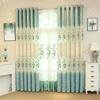 european curtain living room bedroom chenille luxury luxury atmosphere simple european shading embroidered window curtain