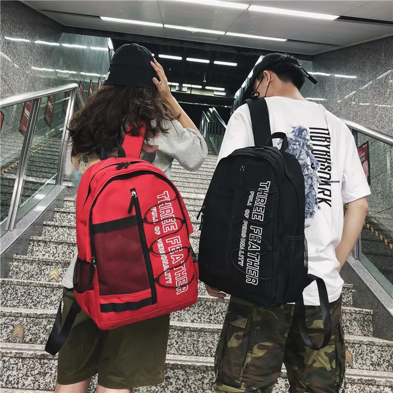 

Urban Backpack SPS for Youth Durable Oxford High Capacity Net Pocket England Style Camping Rucksack