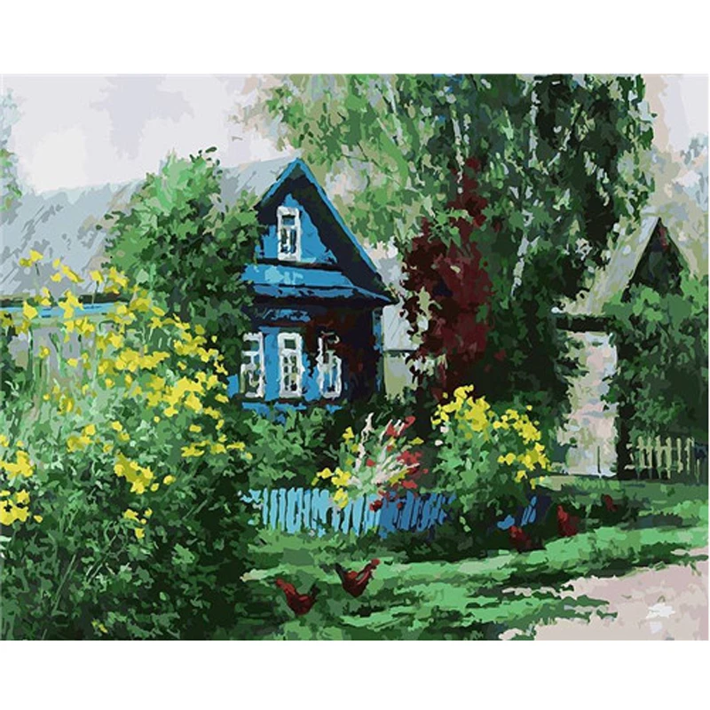 Набор для рисования по номерам на холсте масляными красками|Рисование и