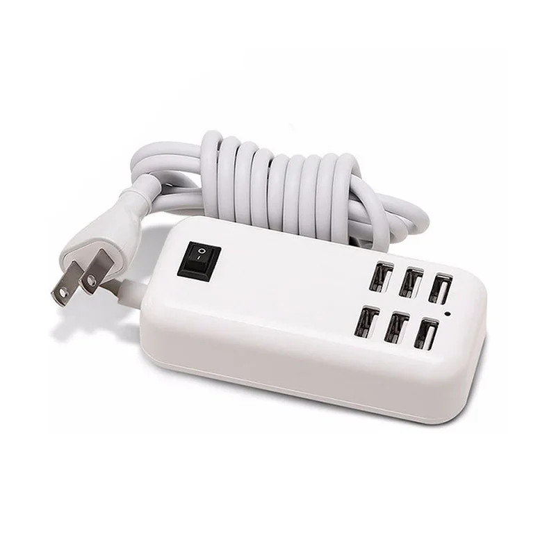 Адаптер для всех смартфонов Pad 5 V/3A 6 USB порт несколько настенных смарт зарядное