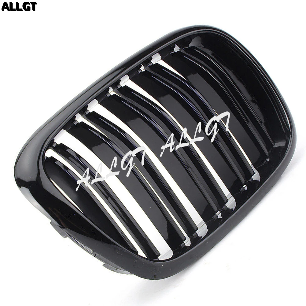 Автомобильная Передняя Центральная решетка грили Черный ABS Подходит для BMW 5