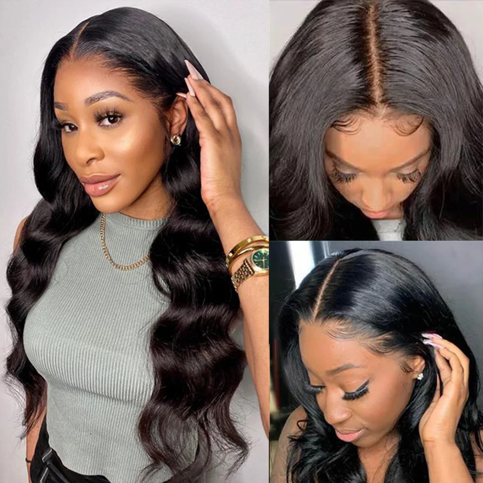 30 Inch Body Wave Lace Front Wig Wholesale Bodywave Closure Wig Brazilian Pre Plucked Lace Frontal Human Hair Wigs For Women