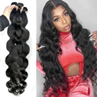 Волнистпряди Cexxy, малазийские пупряди волос, пучки из человеческих волос 134 шт., пучки из натуральных волос 8-40 дюймов, наращивание волос высшего качества