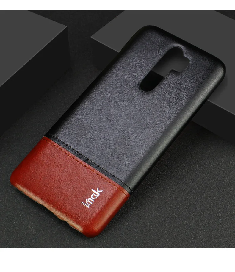 Роскошные Чехлы Imak Ruiyi для Xiaomi Redmi Note8 Note 8 Pro, тонкий чехол для задней крышки телефона, жесткий чехол для ПУ ПК, деловые обложки