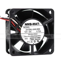 new original nmb 2410ml 04w b89 6025 6cm 12v 0 70a high air volume double ball inverter durable fan