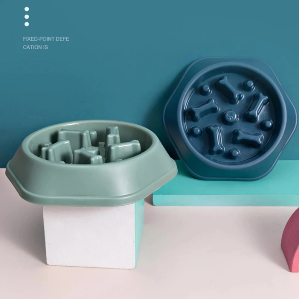 Для Кормления Собаки Миска медленная кормушка пластиковая миска для щенков