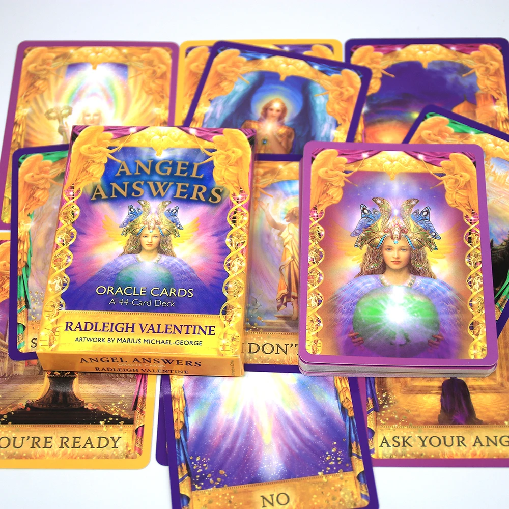 

Angel Answers Oracle Cards: A 44-Card Deck and E-Guidebook Cards offer you trustworthy guidance when a short-but-sweet response