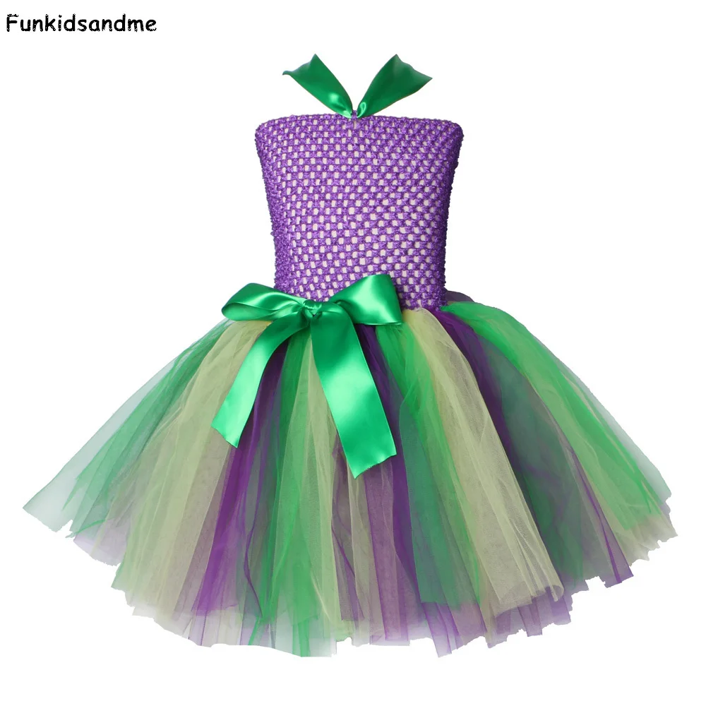 Платье-пачка Ариэль для девочек фатиновое платье принцессы косплея маленькой